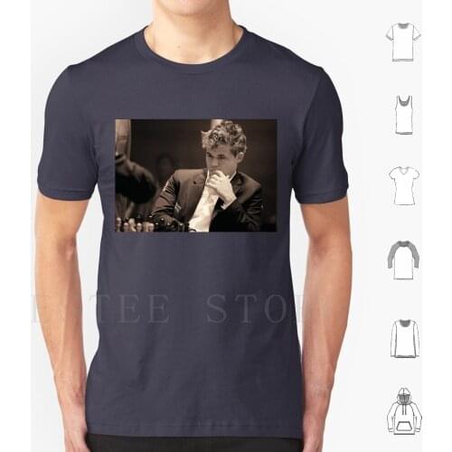 Magnus Carlsen T Shirt Men Cotton 6Xl Chess Norway Carlsen