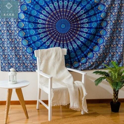 Tapestry Mandala Tapestry Wall Hanging Colored Printed Decorative Tapestry Indian Floral Boho Wall Carpet