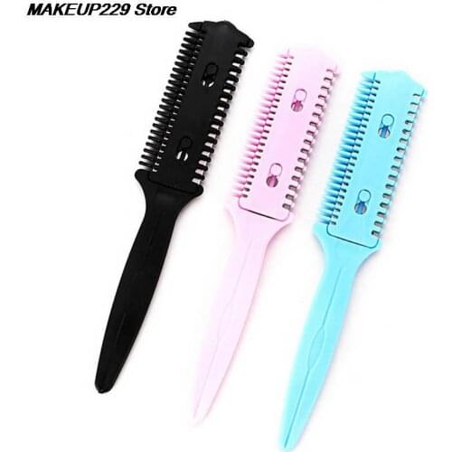 1Pc Safety Hairdressing Thinning Random Color Trimmer Colorful Hair Razor Comb Scisso Men Women Hair Trimmer Styling Tool