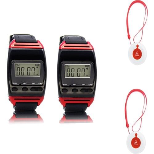 MEEYI/Y650/Y-A1 Wireless Nursing Pager, Home Nurse Call System, Easy Press, 5 Levels of Volume, Three Reminders, Alarm Receiver