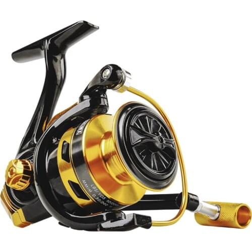 GLS New 5.2:1/4.7:1 Aluminum Alloy Folding Rocker Spinning Wheel Nylon Body TH 2000-8000 Series Fishing Reel Fishing Tools