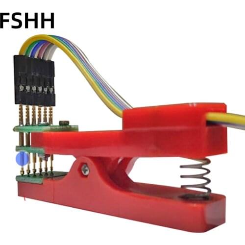 2.54mm 5P to 10P Single Row Double Row Test Stand PCB Clip Fixture Fixture Probe Download Program Programming Burn