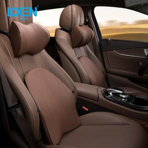 New Car U Type Seat Memory Pillow Headrest Lumbar Support for Comfortable Universal Car Red/Beige/Coffee/Black Driving Travel