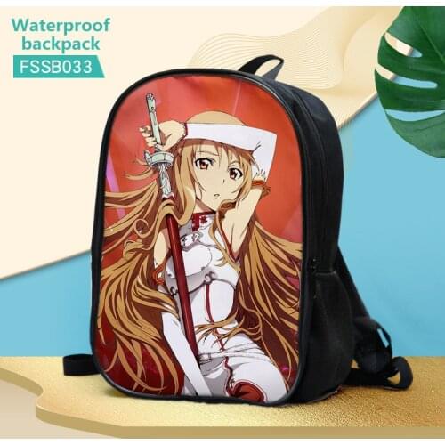 IVYYE Sword Art Online Fashion Anime Customized Backpacks Rucksacks School Backpack Casual Bags travel Knapsack Unisex New