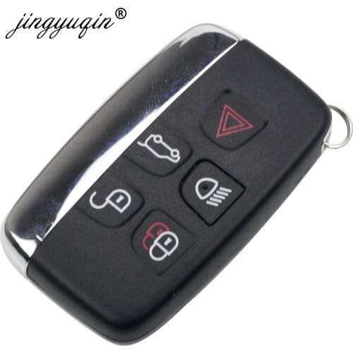 Jinyuqin Smart Remote Key Keyless Shell Fob For Jaguar XE XFL XJ XJL XF C-X16 V12 Guitar F X Typ 5 Buttons Key Case