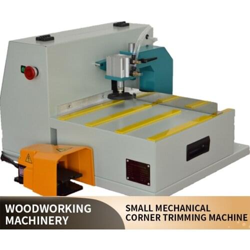 New style panel furniture woodworking machinery imitating corner trimming machine GK002 small mechanical corner trimming machine