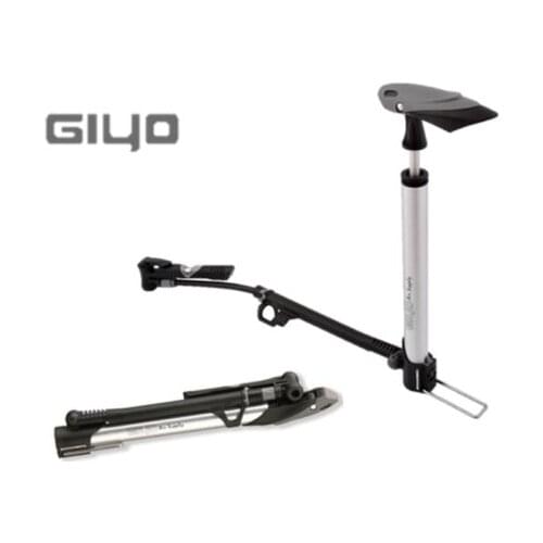 GIYO Bicycle Pump Cycling 140Psi MTB Road Bike Portable Air Inflator Presta Schrader Valve W/Gauge Mini Hand Pump GM-71