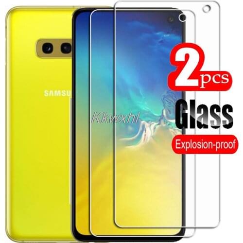 2PCS FOR Samsung Galaxy S10e Smartphone High HD Tempered Glass Protective On SM-G970F/DS G970U G970W Phone Screen Protector Film