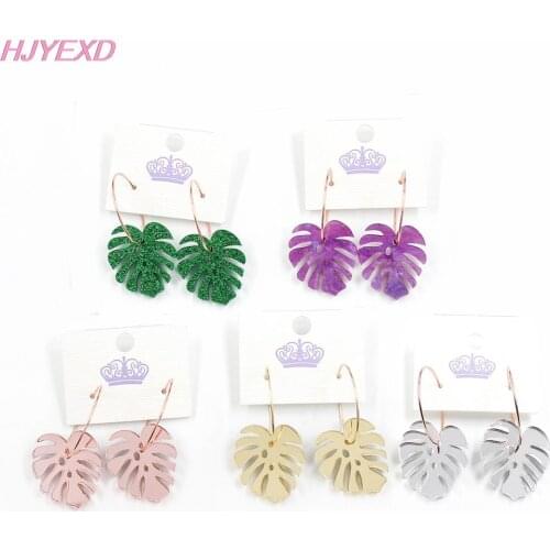 1pair) HP085 Acrylic Monaster Dangle Earrings Glitter Mirror Cute Acrylic Earrings