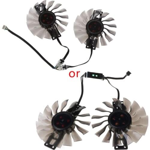 2Pcs GA92S2H 90mm 4PIN VGA Fan For GTX960 GTX970 GTX1080Ti 1080 Cooler Graphics Card Cooling Fan N7MC