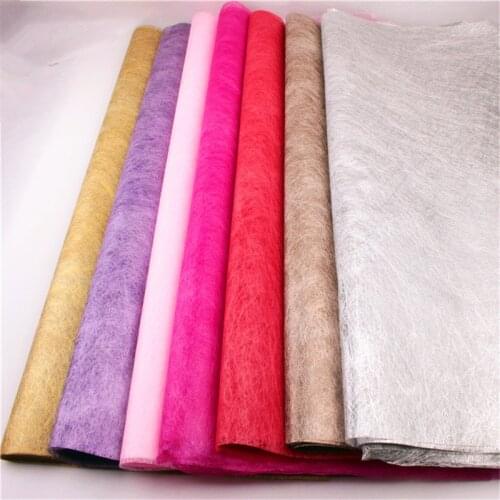 2 Stretch 60*60cm Cloud Silk Paper Silk Hemp Paper flowers Packaging Material DIY Craft Decoration Craft Gift Package