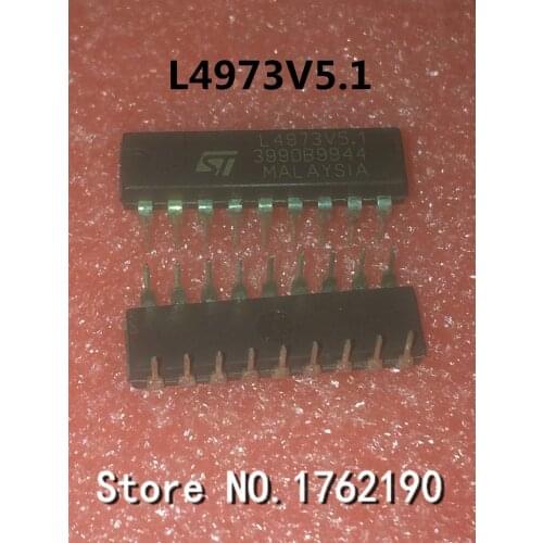 5PCS/LOT L4973V5.1 L4973 DIP-18 Power management chip