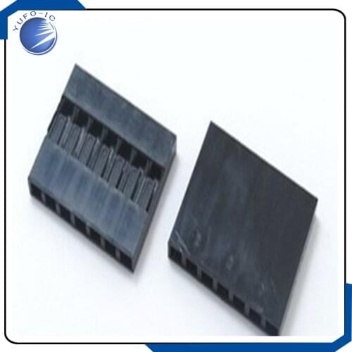 50PCS 1*7Pin Du pont 2.54MM 7P Dupont Connector 7Pin Dupont Plug 1X7PIN Shell Jumper Female