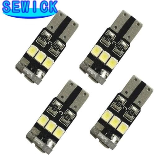 50Pcs T10 LED Car Light Bulbs 2835 9Smd 194 168 501 Canbus Maker Lights Auto Reading /Door/Wedge Lamp White DC12V