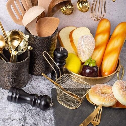 8 PCS Mini Food Strainer Basket for Chips Onion Rings Square Stainless Steel Chip Fryer Basket Frying Accessories