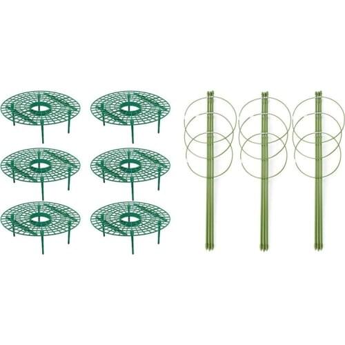 9Pcs Plant Plastic Tool Strawberry Growing Circle Support Rack Farming Frame Gardening Vine