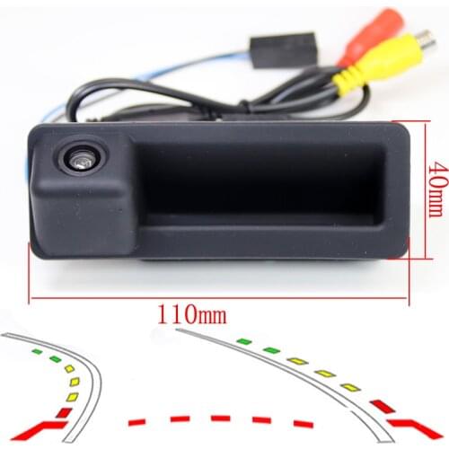 Dynamic Trajectory Tracks Car backup camera For Bmw E39 E46 E53 E82 E88 E84 E90 E91 E92 E93 E60 E61 E70 E71 3/5 Series X5 X1 X6
