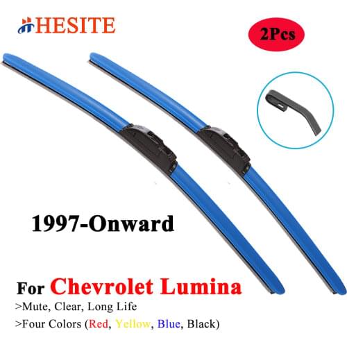 HESITE Colorful Windshield Wiper Blades For Chevrolet Lumina Convertible Euro 3.4 Minivan APV Van SS 1993 1994 1996 1998 Models