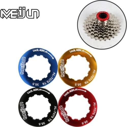 MTB Road Bike Cassette Cover Ultra Light Aluminum Alloy Mountain Bike Lock Ring Alloy Flywheel Ring Cover Bicycle Freewheel
