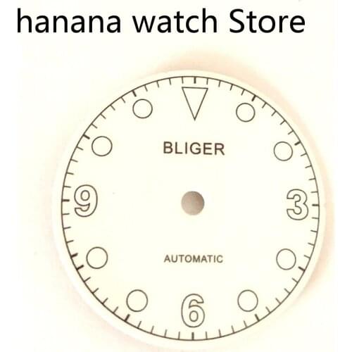 The dial of BLIGER 28.5mm dot numbers is suitable for Miyota-DG-2813-3804 ETA2836-2824 NH35 NH36 automatic winding movement