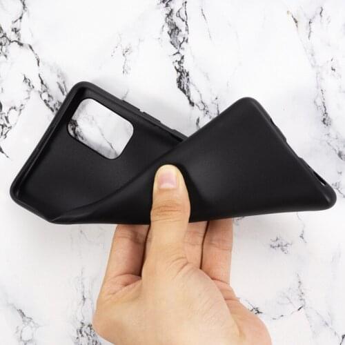For Samsung Galaxy A51 Cases Silicone Cover Soft TPU Matte Black White Mobile Phone For Samsung Galaxy A71 Protective Shell Case