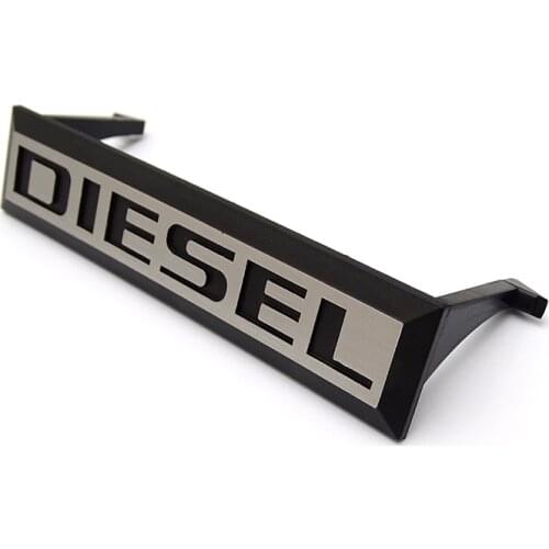 Foil Chrome Color PASSAT B2 GOLF MK2 DIESEL Badge Emblem Car Grille Stikcer