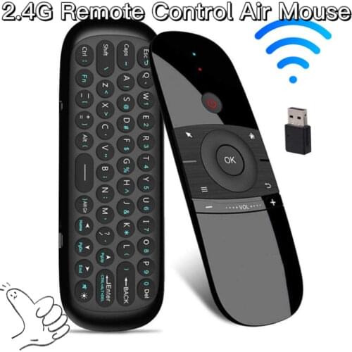 Mini 2.4G Remote Control ABS Wireless Keyboard Motion Sense Air Mouse IR Learning With USB Receiver for Android TV Box Laptop PC