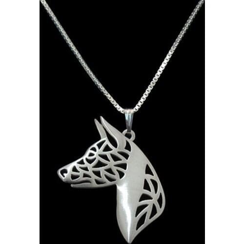 Basenji Profile Pendant Animal Necklace Hunger Games Women Best Friend Choker