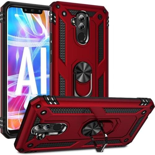 Shockproof Case for Huawei Mate 20 Lite Case Cover Military Armor Drop Protective Ring Holder Magnet Phone Case Mate20 Lite