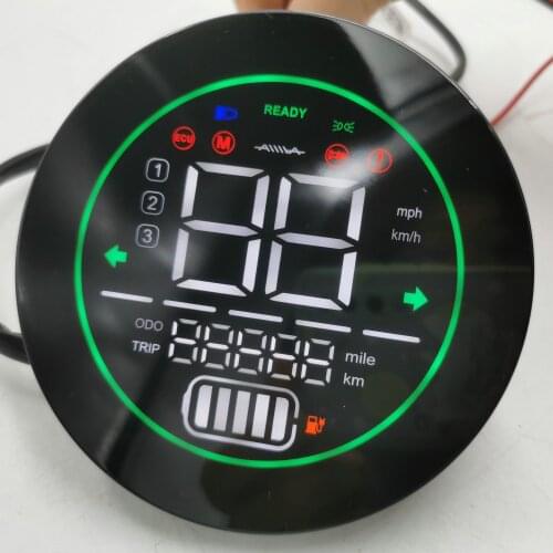 Lithium BATTERY Meter Electric SCOOTER BIKE LED Display Positive/ Negative Control 48v-60v72V Instrument 96v GAUGE