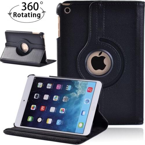 PU Leather 360 Rotating Tablet Case for Apple Ipad Mini 1/2/3 7.9 Inch Drop Resistance Protective Shell