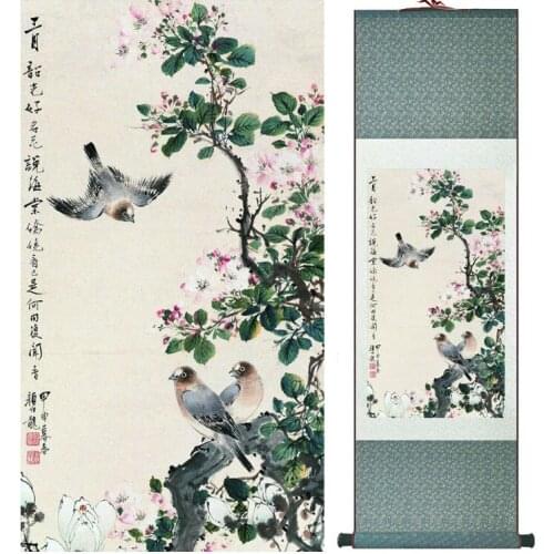 YanBolong Bird painting home office decoration painting living room painting No.040203