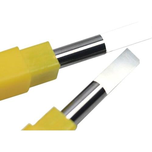 1PC 3.175mm SHK 2.0mm CED 6mm CEL One Flute Engraving Half Straight Router Bits PVC Material A0ZX3.2.006