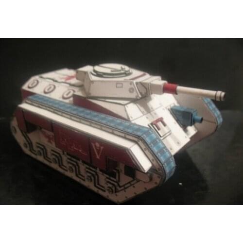 Destroyer + Chimera Tank 3D Paper Model DIY