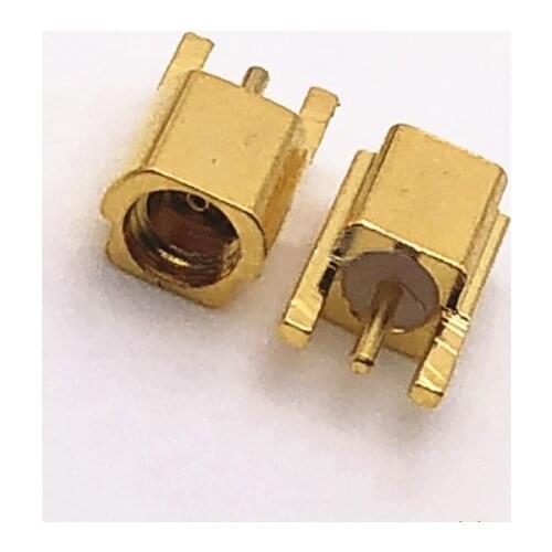 5pcs MMCX Female Jack 3 Pin PCB Mount RF Coax Connector Adapter