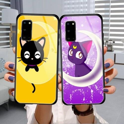 Phone Case Tempered Glass For Samsung S7 S8 S9 S10E S20 21 30 Plus ultra Note 8 9 10 Plus A7 2018