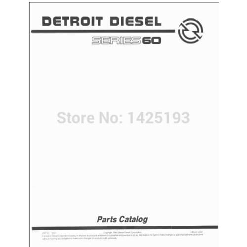Detroit Diesel 60 Series Parts Catalog