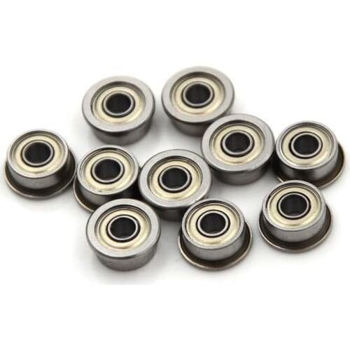 10pcs/Lot F693ZZ F693 ZZ 3x8x4mm Mini Ball Bearing Brand New Flange Bearing Deep Groove Ball Bearing