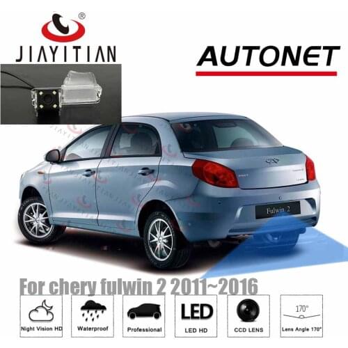 JiaYiTian rear view camera For chery fulwin 2 fulwin sport hatch 2010~2016 CCD Night Vision Reverse Camera license plate Camera