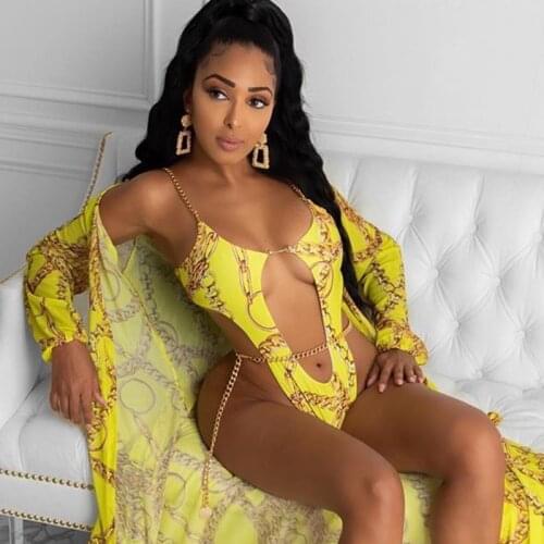 Thong Swimsuit One Piece Swimwear Padded Monokini 2021 Sexy Biquini Sexy Tanga Bathing Suits Womens Bodysuit Female Beachwear