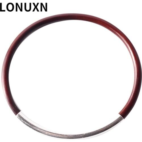 LONUXN Silver Bracelets