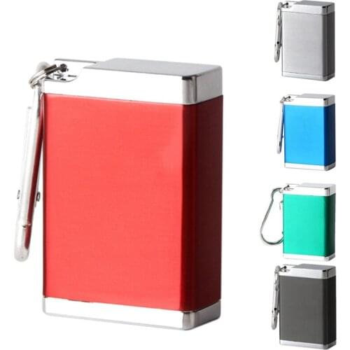 Mini Portable Ashtray Cigarette Keychain Outdoor Travel Pocket Smoking Ash Tray with Lid Key Chain For Men Smoking Gifts