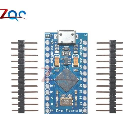 ATmega32U4 Pro Micro USB 5V 16MHz Board Module For Arduino Leonardo ATMega 32U4 Controller Pro-Micro Replace Pro Mini With Pins