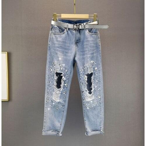 NANCYLIM Womens High Jeans