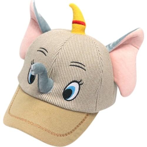 Baby Boy Girls Hats Soft Cotton Elephant Sunhat Eaves Baseball Cap Sun Hat Beret Autumn Snapback Baseball Cap Casquette Enfant