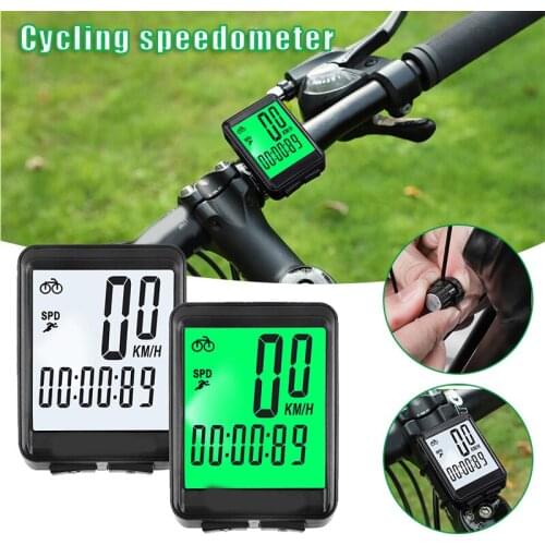 Bicycle Speedometer and Odometer Wireless Waterproof Cycle Bike Computer Luminous Automatic Wake-up & Multi-Functions B2Cshop