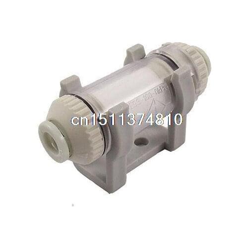 ZFC100-06B 6mm OD Tube Push In One Touch Fitting Nitrogen Air Suction Filter