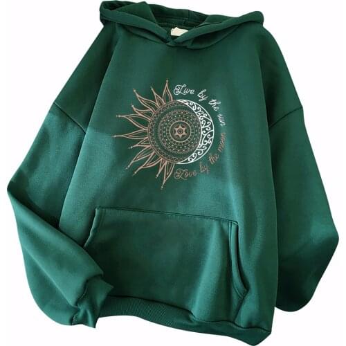 Oversized Kawaii Hooded Printed Women Casual Live Sweater Colorful Casual Print Long Sleeve Shirt sweatshirts moletom feminino