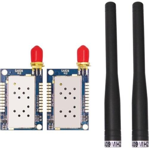 10PCS SA828-U 1W 3.5Km ~ 5Km 1W VHF 134~174MHz //400-480MHZ(UHF)(Long Range Small Size Embedded Walkie Talkie Module