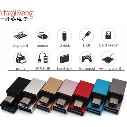 OTG type-c usb c adapter micro type c usb-c 3.1 usb 3.0 Charge Data Converter for samsung s8 s9 note 8 huawei sony one plus usbc